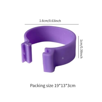 Adjustable Chicken Leg Bands 100 Pieces Chicken Leg Rings,Identification Bands,Poultry Leg Bands,Poultry Foot Rings for Pigeon Birds Chickens(Small) - size: Small