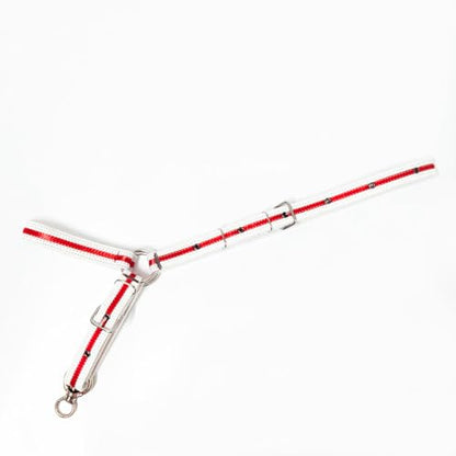 Cattle Halter Calf Halter Cow Halters with Heavy-Duty Brass Buckle, Easy-Clean Suede-Like Material, Adjustable Design for Calves, Adult Cattle, and Small Ponies (White, Large) - size: Large