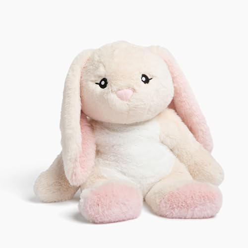 HUGIMALS Iggy the Bunny 20 Inch 4.5 lb Heavy Cute Sensory Weighted Comfort Plush | Large Unscented Washable Self Care Calming Stuffed Animal for Kids, Teens and Adults - color: Iggy the Bunny
