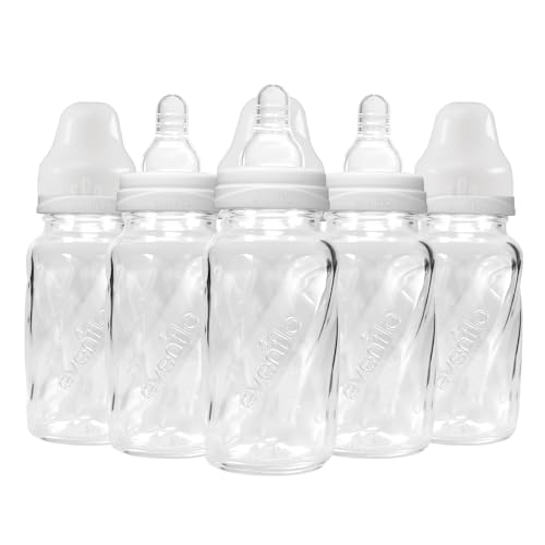 Evenflo Feeding Classic Glass, Twist Bottles, 4 Oz, 6 Bottles. - size: 1 Count (Pack of 6)