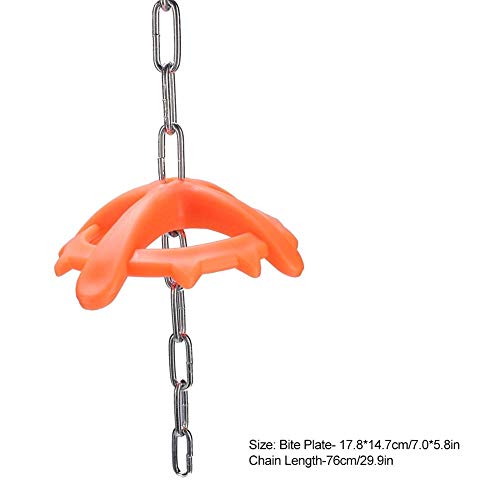 Pig Bite Toy,Pig Chew Toy with Iron Chain Bait Pig Biting Plastic Toy Animals Piglet Chew Bite Toy Pig Bite Toy Chew Toy for Piglets