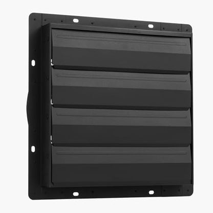 VEVOR 16 inch Exhaust Fan, Wall Mounted Attic Fan with Variable Speed, Temperature & Humidity Controller, 3000 CFM, Automatic Shutter - size: 16 Inch