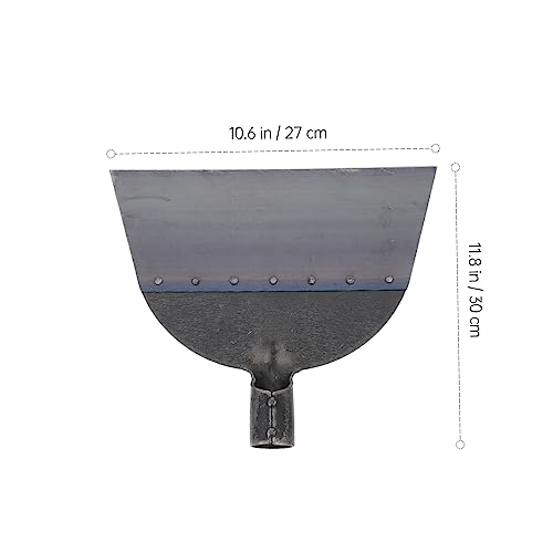 Totority Pig Manure Chicken Manure Shovel Long Handle Scoop Shovel Replacement Head for Home Use