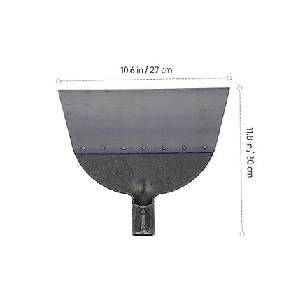 Totority Pig Manure Chicken Manure Shovel Long Handle Scoop Shovel Replacement Head for Home Use