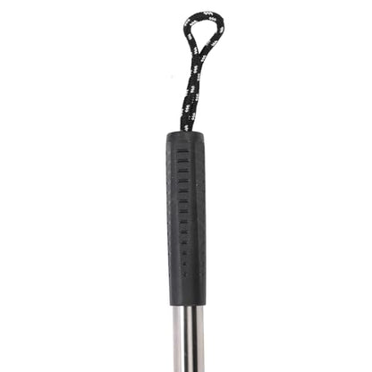 Drfeify Extendable Stainless Steel Non Stick Litter Scoop Heavy Duty Poop Shovel for Livestock Farms