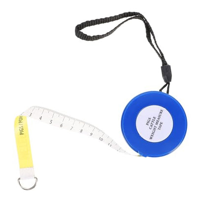 Animal Tape Cow Tape Measure Goat Measuring Soft Pig Weight Pig Measuring Goat Weight Sewing Scales Measure Flexible Ruler Double Girth Body Tool PVC