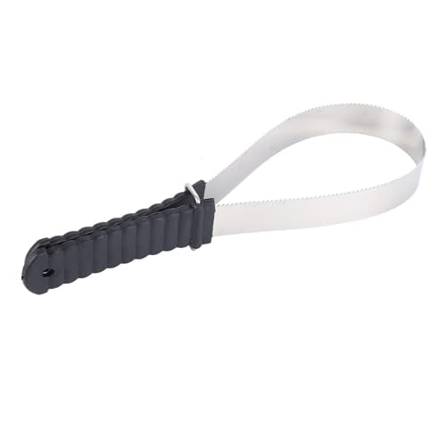 Stainless Steel Horse Curry Comb, Shedding Blade Horse Brush Scraper Dog Shedding Blade Stainless Steel Grooming Blade for Horse Hair Cleaning