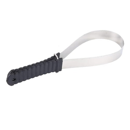 Stainless Steel Horse Curry Comb, Shedding Blade Horse Brush Scraper Dog Shedding Blade Stainless Steel Grooming Blade for Horse Hair Cleaning