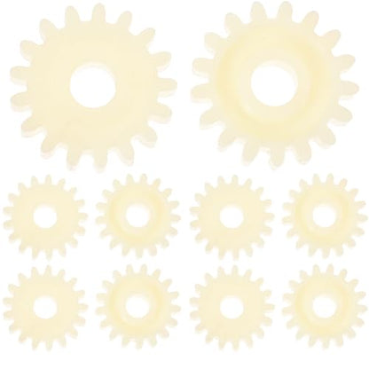 Abaodam 10pcs Incubator Gear for Turning Engine Reversible Gear Wheels Essential Incubator Accessories for Chickens and Quails Easy Installation Low Noise Farming Equipment