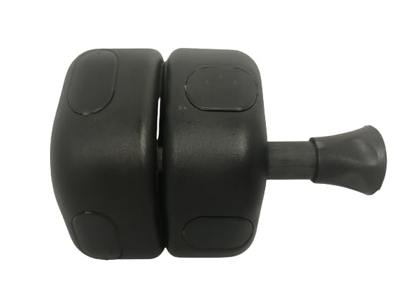Nylon Magnetic Gate Latch – Heavy Duty Outdoor Gate Latch for Wood, Metal & Vinyl Gates, Adjustable Black Gate Latch Hardware with Stainless Steel Components, Rust Resistant Design