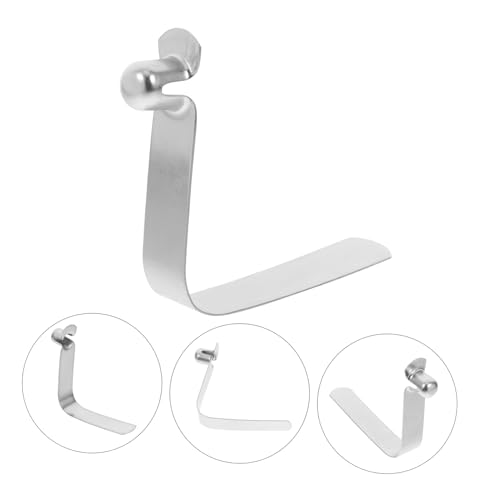 Toyvian 10pcs Livestock Stick Kick Management Push Button Spring Clip Kick Spring Clip for Cattle Cow Management Tool