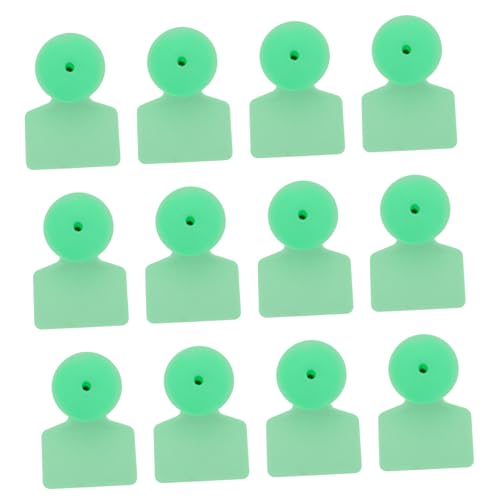 100pcs Cattle Ear Tags Blank Markers for Cows Sheep Pigs Durable Weather-Resistant Tags for Livestock Identification and Management