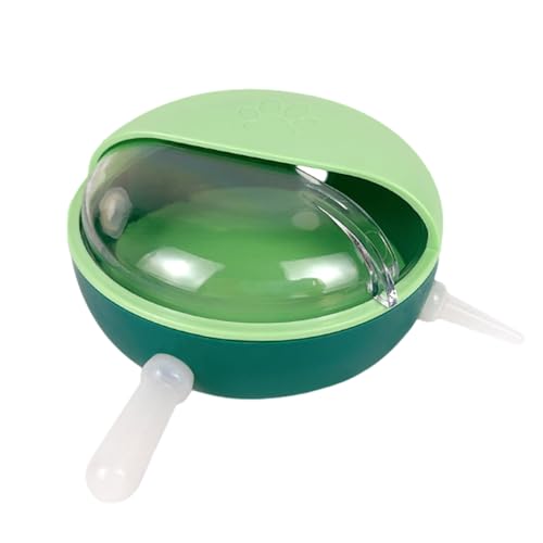 Pet Milk Dispenser Dog Cats Feeding Bowl for Small Animal Whelping 4 Nipples Dog Feeding Bowls for Small Dog - color: Green