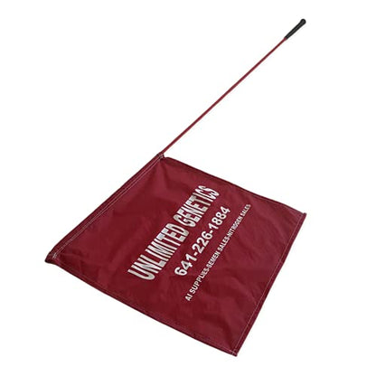 Livestock Whip Flag 50"