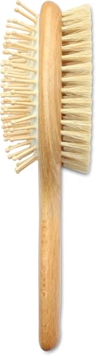 Mars Professional Wood Pin and Bristle Brush for Horses, Mane and Tail, Made in Germany