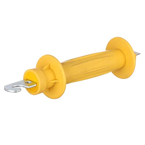 Yellow Rubber Insulated Handle, 5PCS Rubber Gate Handle, Electric Fence Spring Gate Handle for Electric Fence