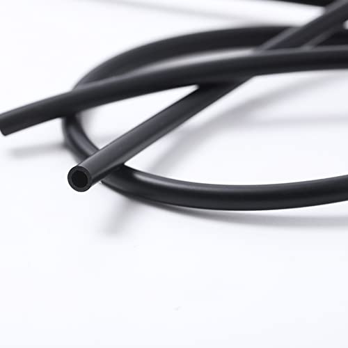 3/8" ID x 9/16" OD Black Silicone Tubing, 3.3 Feet, Food Grade, High Temp, Pure Silicone Hose Tube for Pump Transfer - size: 3/8"-9/16", style: 3.3FT