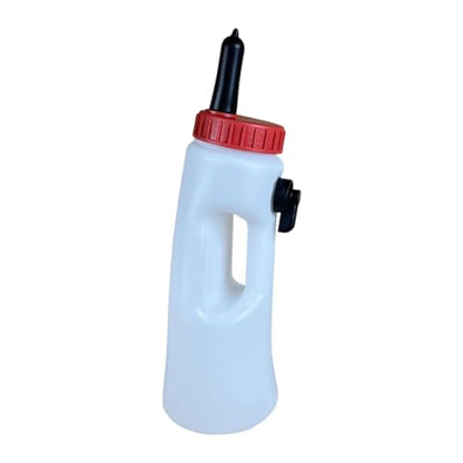 Calf Feeding Bottle Capacity Milk Feeders with Handle and Silicone Nipple for Easy Nursing Holders with Ergonomic Handle and Silicone Nipple for Feeding
