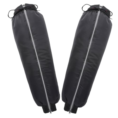 Cabilock Calf Gaiters for Men Women Warm Leg Protectors for Hiking Motorcycle Gear Reflective Material