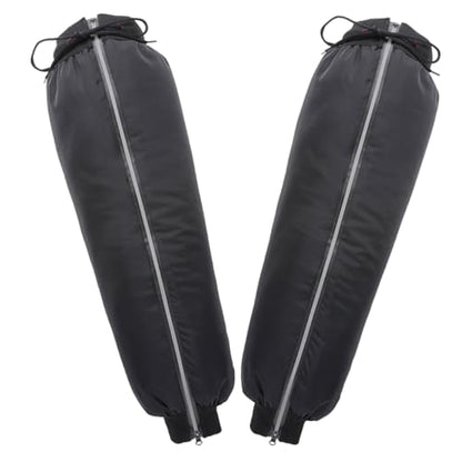 Cabilock Calf Gaiters for Men Women Warm Leg Protectors for Hiking Motorcycle Gear Reflective Material