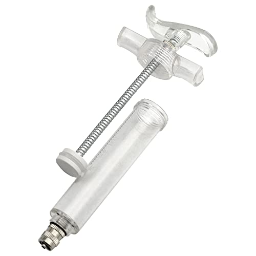 Baby Bird Feeding Syringe Bird Syringe Feeder Feeding Tubes with 6PCS Curved Gavage Tubes for Baby Birds Parrot Small Pet (20ML) - size: 20ML