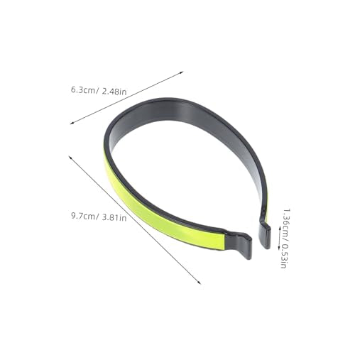 Mikikit 4pcs Reflective Cycling Trouser Clips Pant Leg Cuff Clips for High Visibility Biking Fishing Outdoor Activities Safety Ankle Straps for Enhanced Nighttime Visibility