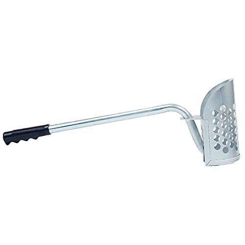 Ultimate 24" Galvanized Metal Long Handle Sand Scoop for Metal Detecting - Rust-Resistant, Heavy-Duty Design for Efficient Treasure Hunting - style: Long Handle Scoop