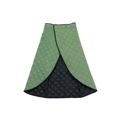 Chair Blankets for Adults - Waterproof Windproof Wearable Apron Blanket, Motorcycle Scooter Riding Leg Cover with Pocket for - color: Army Green