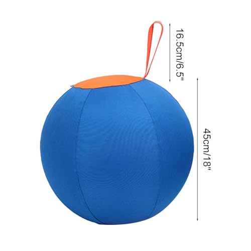 MiOYOOW 18" Large Horse Balls, Anti Burst Dog Herding Ball Self-Entertaining Pet Training Ball for Horses Dogs Goats Lamb Outdoor Entertainment