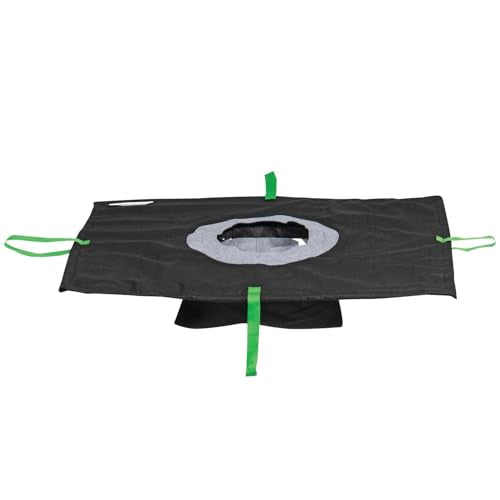 PIG Storm Drain Filter | Adjustable Stainless Steel Frame | Inside the Drain Filter | for Storm Drains 24" - 37" W to 35" - 49" L | Rectangle | 12” Diameter | PMB30626 - size: Width 24" to 37" & Length 35" to 49" (12" Opening)
