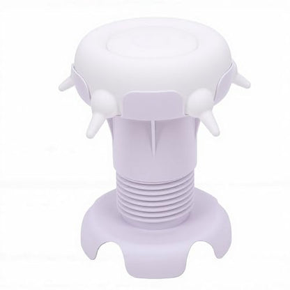 Pssopp Silicone Puppy Nursing Station Pet Milk Feeder Station, Silicone Puppy Nursing Feeder Milk Bowl for Newborn Rabbits Kittens Other Animals Feeding Supplies (White) - color: White