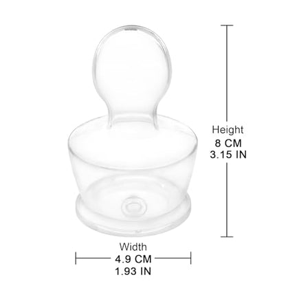 LittleForBig Silicone Soft Touch Adult Ultra Bottle Nipple Wide Mouth Bottle Replacement Teat