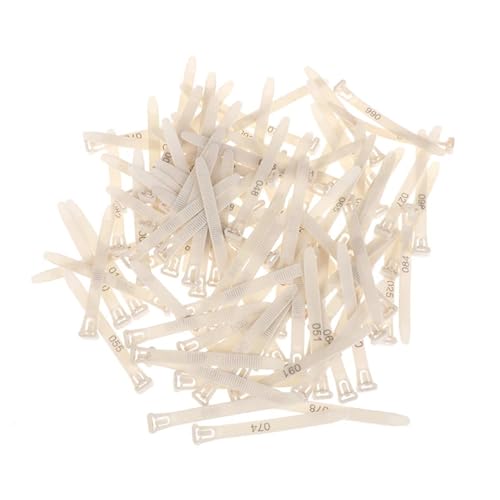 Adjustable Chicken Leg Bands 500Pcs Adjustable Chicken Leg Bands, 5-Color Reusable Poultry Marking Rings for Flock Tracking & Management, Durable(White) - color: White