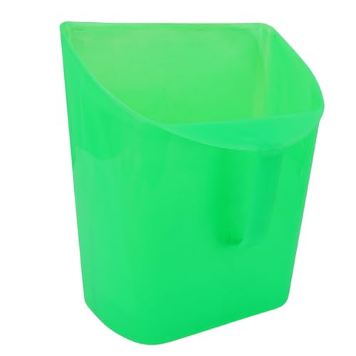 Asixxsix Feed Scoop, Enclosed Design Large Plastic Grains Scoop Easy to Clean, Livestock Feed with Sturdy Handle for Horse Chicken Farm Animal