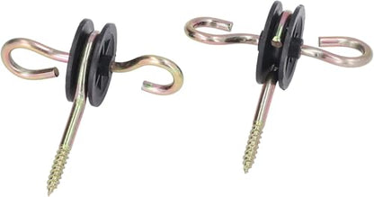 Electric Fence Gate Spring Set,Livestock Electric Fence Spring Gate Handles Kit with Handle Insulated Nail for Electronic Fence Spring Door System