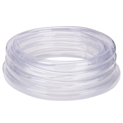 DERNORD PVC Tubing 1-1/4"ID X 1-1/2"OD Flexible Clear Vinyl Hose 25 Feet for Food Grade - size: 25 Feet, style: 1-1/4"ID X 1-1/2"OD