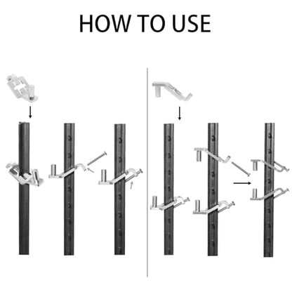 T-Post Gate Hinge Pins 5/8" Shank, Adjustable Hinge Pins for Metal T-Post, Chain Link Fence Gate, Farm & Ranch Use (1-Pack-Right-Angle)