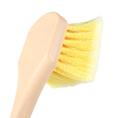Mr. Detroit - 20" Long Handle Wash Brush w/Heavy Duty Scrub Brush with Non-Slip Long Handle for All Wheels Tire, Like Automobile, Motorcycle, Bicycle and Ship