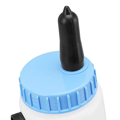 Zooke Premium Calf Feeder, 2.5L Gentle and Easy to Use Calf Fluid Feeder Teat and Ergonomic Bottle, Calf Milk Feeder Bottle with Nipple Sheep Lamb Bottle Set Milking Feeding