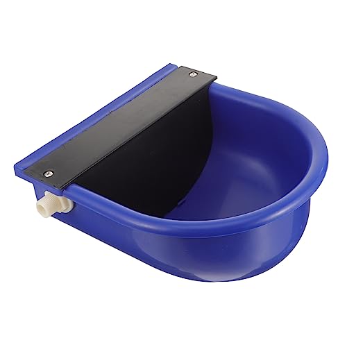 KESYOO Automatic Cow Water Feeder Plastic Livestock Water Bowl Float Valve for Cattle Horses Sheep Goats and More Capacity Automatic Waterer Random Color - color: Blue