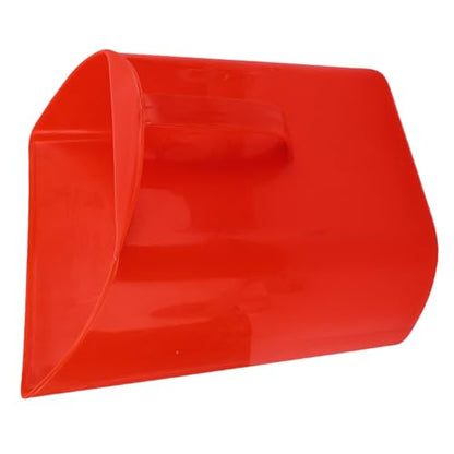 FTVOGUE Large Feed Scoop, Enclosed Design with Sturdy Side Handle for Livestock Feed Ice Cereals Pet Food Marine Bilge Cleaning