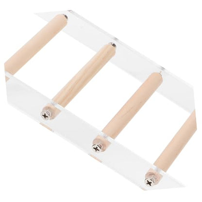 Bird Ladder for Parrots and Small Birds Climbing Perch Efficient Space Utilization Encourages Activity and Exercise Birdcages and Design for Hamsters Cockatiels and Budgerigars