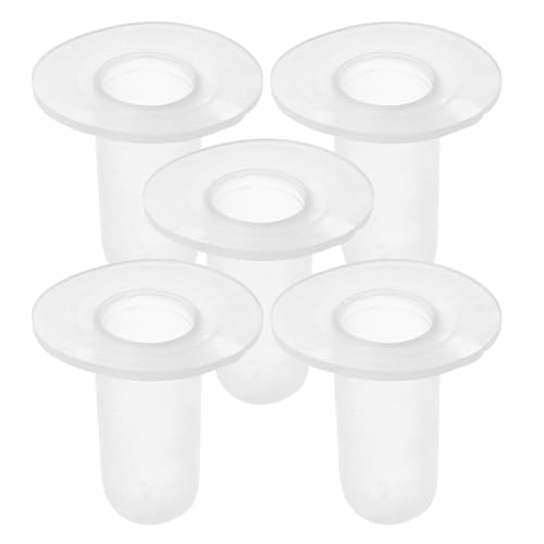 5pcs Animal Nursing Bottle Nipples for Calf and Goat Feeding, Silicone Replacement Teats for Livestock Feeding Bottles, Suitable for Farm and Ranch Use