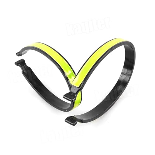16pcs Cycling Reflective Trousers Bands Clips Strap Bicycle Ankle Leg Bind Bandage Trousers Pant Bands Clips Strap Windproof Clip - color: Green