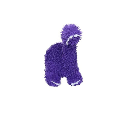 MIGHTY® 2 Pack Microfiber Medium Brachiosaurus Dog Toys | Ultra Durable Plush Toy with Multiple Layers & Reinforced Seams , Washable and Floats , Mighty® Construction - color: 2PK Purple Brachiosaurus
