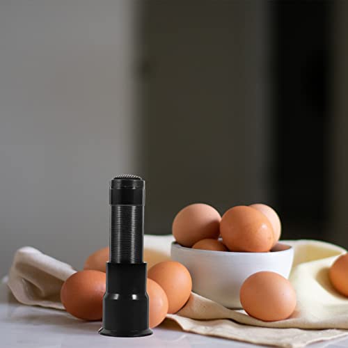 Generic Handheld Egg Candling Lamp Portable Led Cold Light Egg Tester for Chicken Duck Goose Poultry Incubation Equipment - color: Black