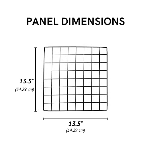 Midlee Guinea Pig Grid Cage Panels- Set of 12 - size: 12" x 12"