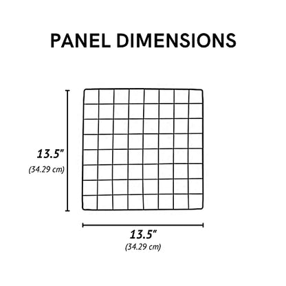 Midlee Guinea Pig Grid Cage Panels- Set of 12 - size: 12" x 12"