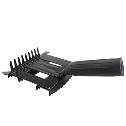 Livestock Shedding Comb, Metal Livestock Brush Tools for Cow, Horse, Sheep (Black), 7.87 X 5.5