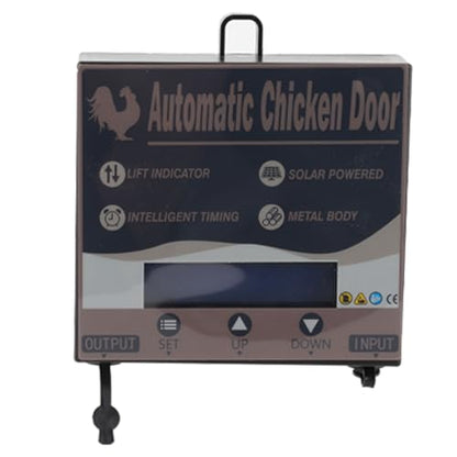 Kikumi Automatic Chicken Hen Door with Time Chicken Doors Roll Up Curtain for Duck Goose
